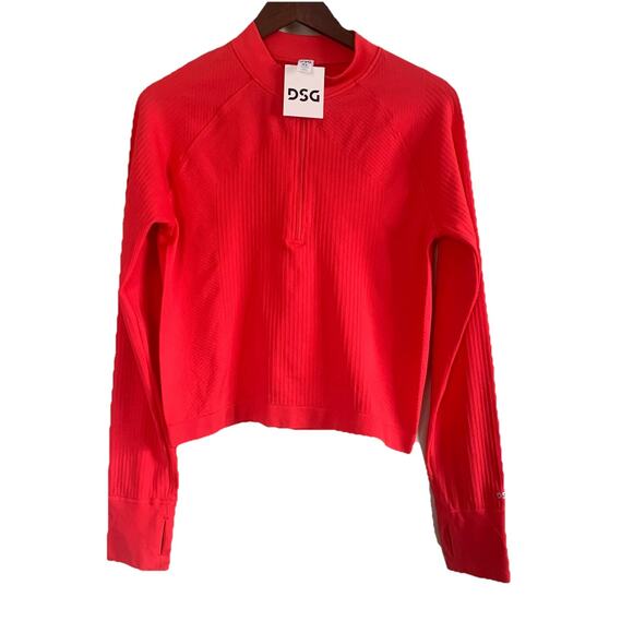 NWT DSG Momentum Seamless 1/4 Zip Pullover Lightning Red Women’s Size XL - Picture 3 of 14